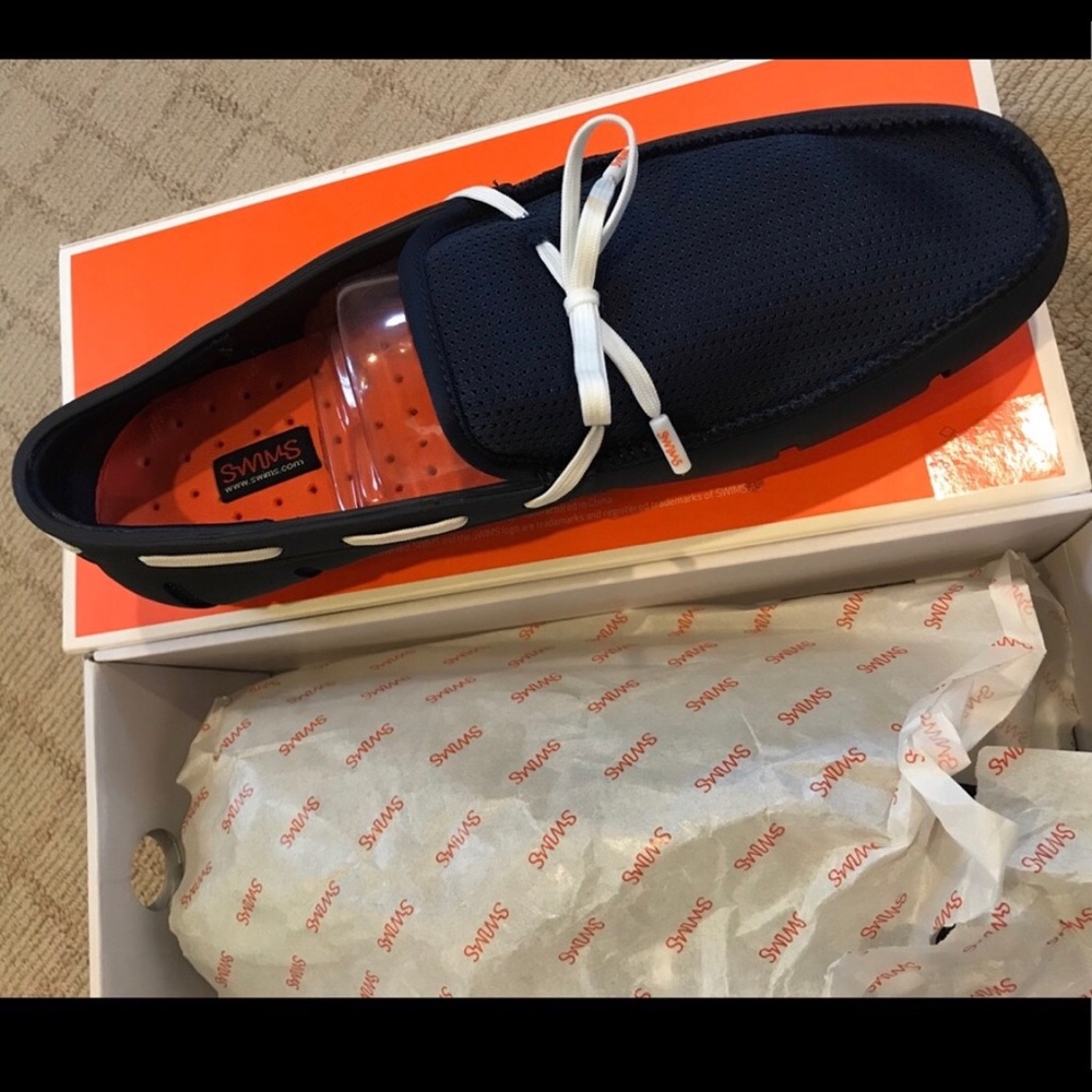Navy/White Swims